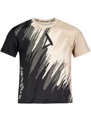 Dětské funkční triko premium ALTISPORT VOJ/ALK006TR01 ČERNÁ/HNĚDÁ