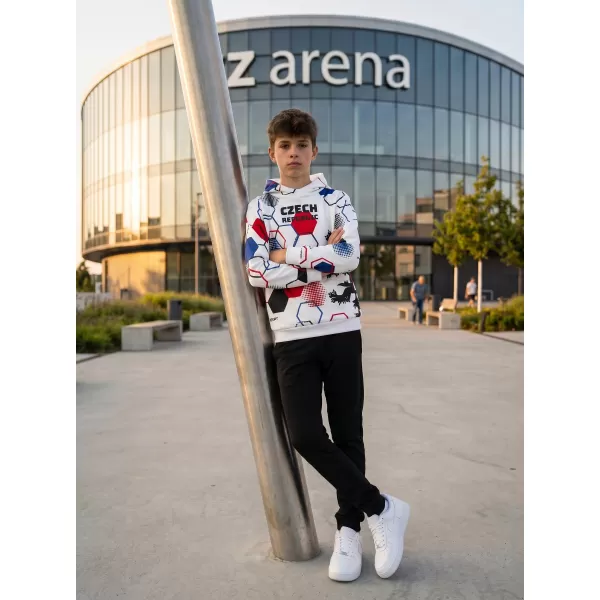  Dětská funkční mikina premium ALTISPORT VOJ/ALK036MI01 BÍLÁ 