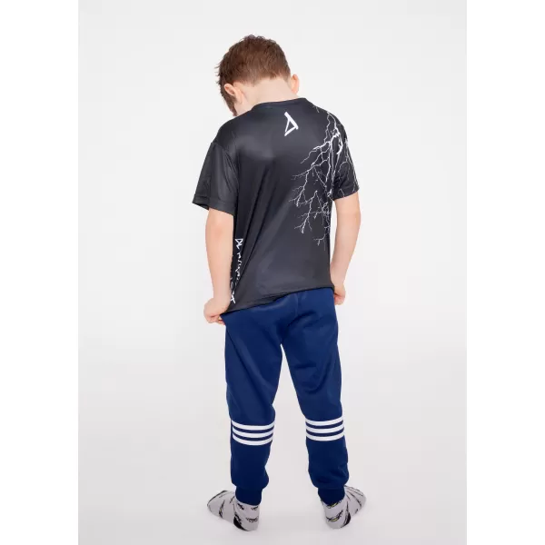 Dětské funkční triko premium ALTISPORT VOJ/ALK004TR01 ČERNOBÍLÁ 