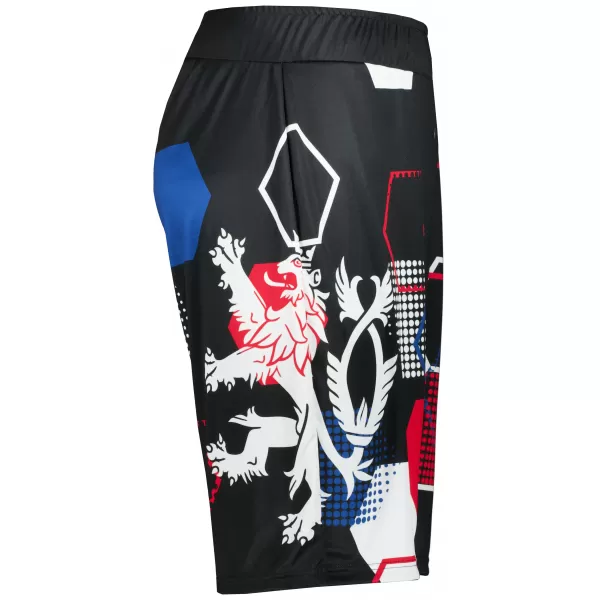  Pánské funkční kraťasy bez kapes premium ALTISPORT VOJ/ALM036KRA02 HEXA ČERNÁ 