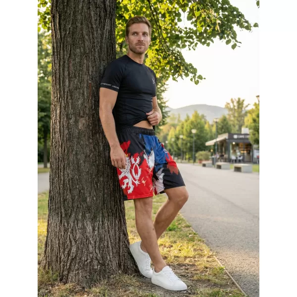  Pánské funkční kraťasy bez kapes premium ALTISPORT VOJ/ALM036KRA02 ŠMOUHY 