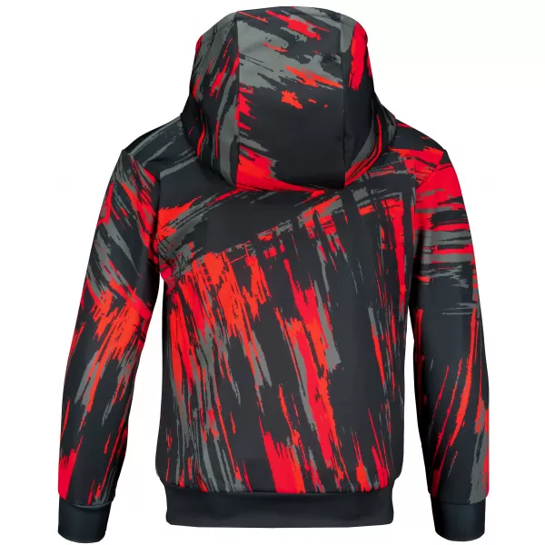  Dětská funkční mikina premium ALTISPORT VOJ/ALK010MI01 ČERNÁ/ČERVENÁ 
