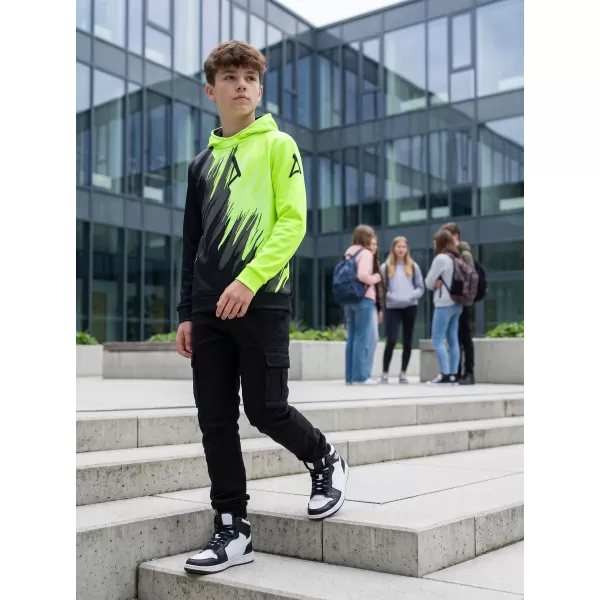  Dětská funkční mikina premium ALTISPORT VOJ/ALK006MI01 ČERNOŽLUTÁ 
