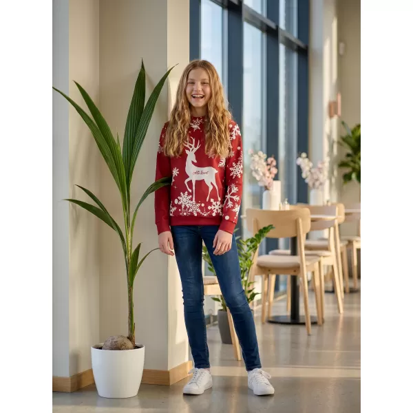  Dětská funkční mikina premium ALTISPORT VOJ/ALKVN5MI01 ČERVENÁ 