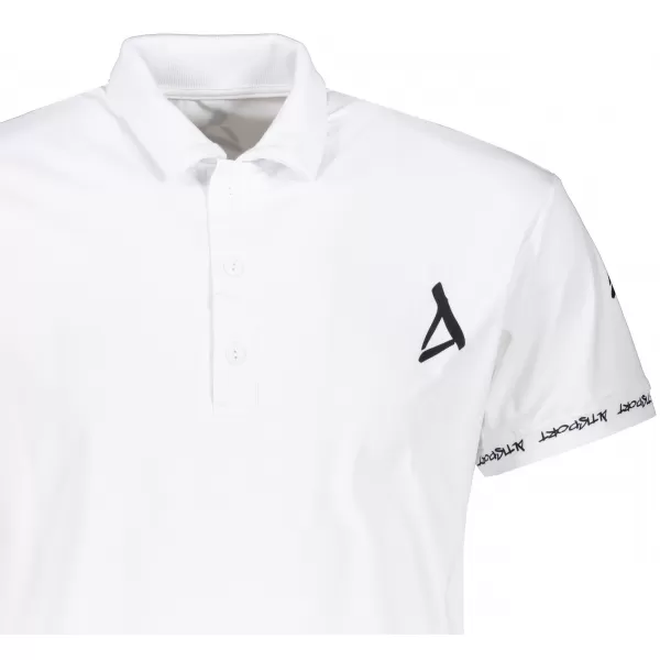  Pánské funkční triko s límečkem premium ALTISPORT VOJ/ALM000TR05 BÍLÁ 