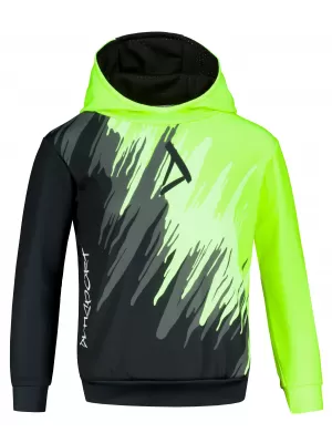 Dětská funkční mikina premium ALTISPORT VOJ/ALK006MI01 ČERNOŽLUTÁ