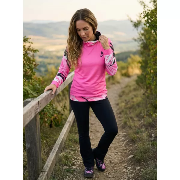  Dámská funkční mikina premium ALTISPORT VOJ/ALW039MI01 FLUO PINK 