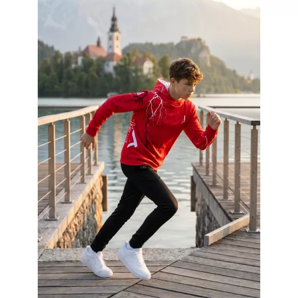  Dětská funkční mikina premium ALTISPORT VOJ/ALK004MI01 ČERVENÁ 