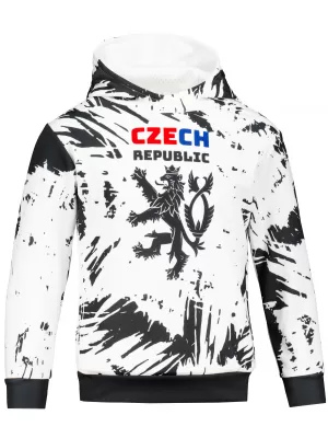 Dětská funkční mikina premium ALTISPORT VOJ/ALK036MI01 BÍLÁ/ČERNÁ