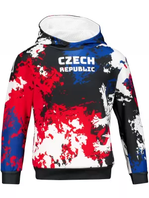 Dětská funkční mikina premium ALTISPORT VOJ/ALK036MI01 ČERNÁ/ČERVENÁ