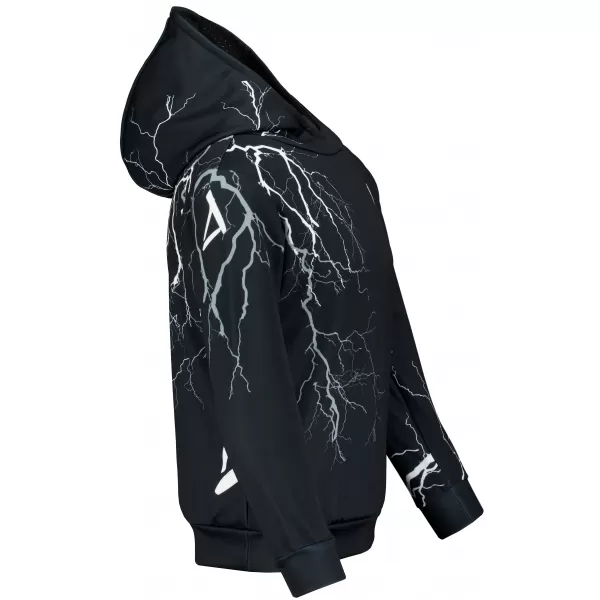  Dětská funkční mikina premium ALTISPORT VOJ/ALK004MI01 ČERNOBÍLÁ 