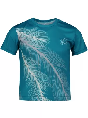 Dětské funkční triko premium ALTISPORT VOJ/ALK001TR01 EMERALD/ŠEDÁ