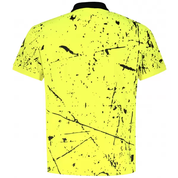  Pánské funkční triko s límečkem premium ALTISPORT VOJ/ALM034TR05 NEON YELLOW 