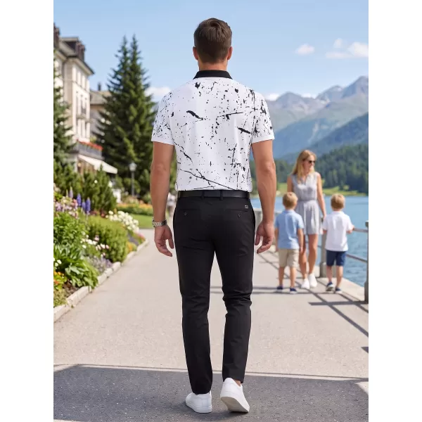  Pánské funkční triko s límečkem premium ALTISPORT VOJ/ALM034TR05 BÍLÁ 