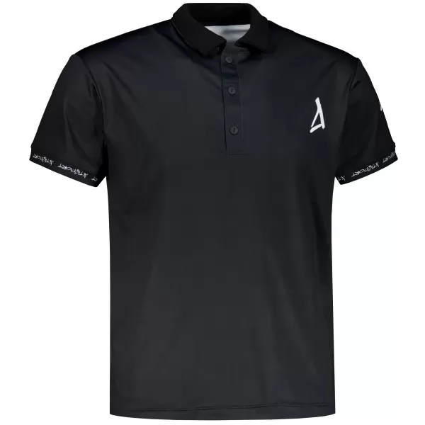  Pánské funkční triko s límečkem premium ALTISPORT VOJ/ALM000TR05 ČERNÁ 