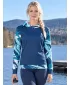 Dámská funkční mikina premium ALTISPORT VOJ/ALW039MI01 NAVY