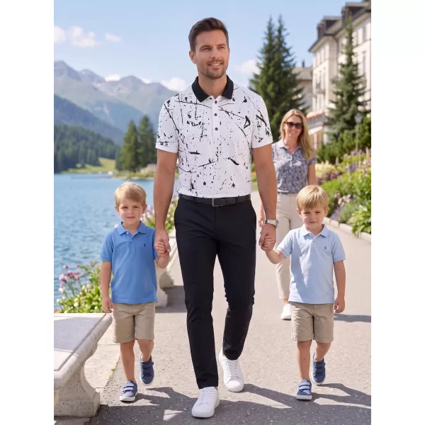  Pánské funkční triko s límečkem premium ALTISPORT VOJ/ALM034TR05 BÍLÁ 