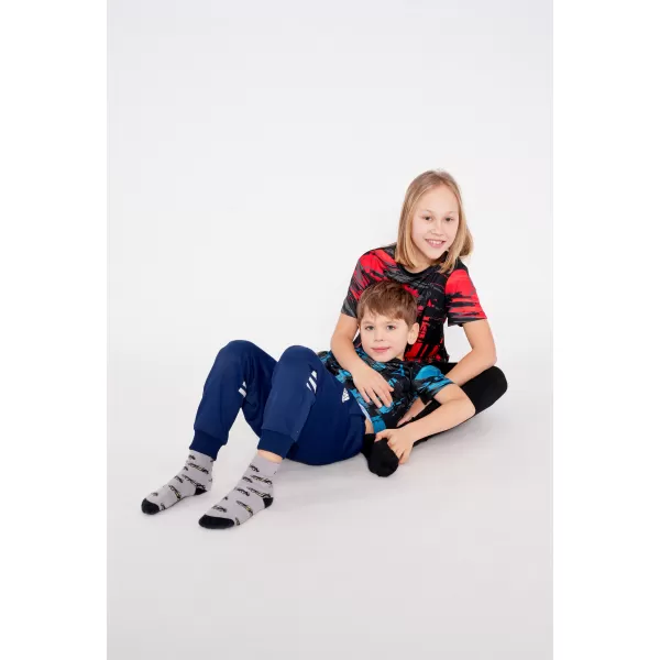  Dětské funkční triko premium ALTISPORT VOJ/ALK010TR01 ČERNÁ/ČERVENÁ 