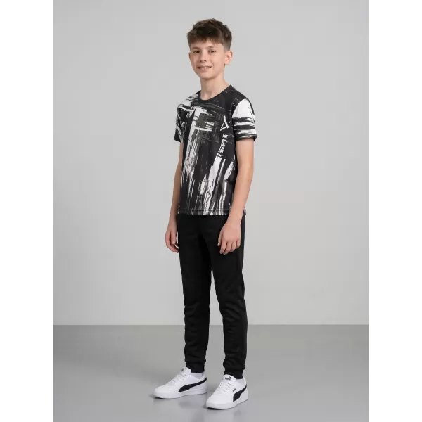  Dětské funkční triko premium ALTISPORT VOJ/ALK010TR01 ČERNOBÍLÁ 