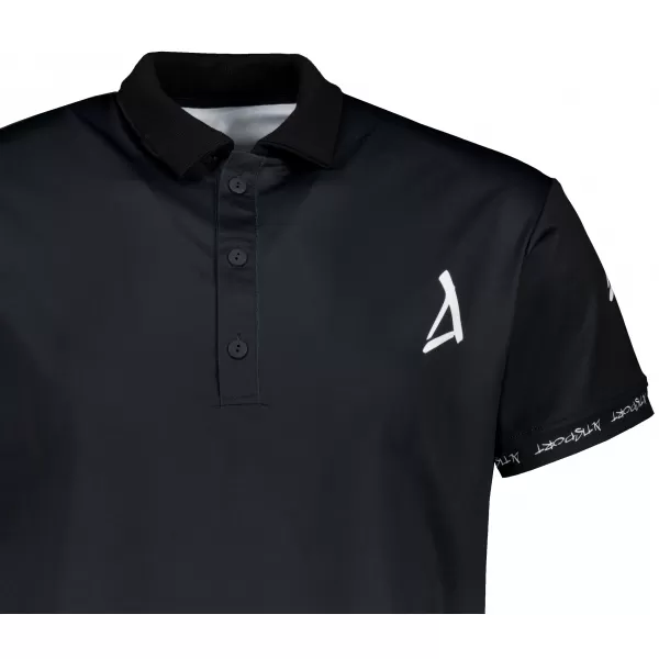  Pánské funkční triko s límečkem premium ALTISPORT VOJ/ALM000TR05 ČERNÁ 