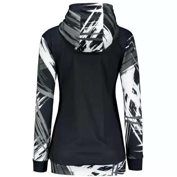  Dámská funkční mikina premium ALTISPORT VOJ/ALW039MI01 ČERNÁ/BÍLÁ 
