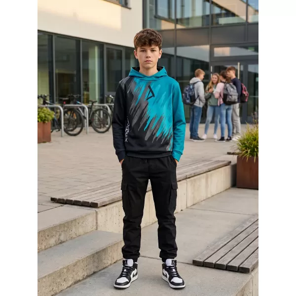 Dětská funkční mikina premium ALTISPORT VOJ/ALK006MI01 PETROLEJOVÁ/MODRÁ 
