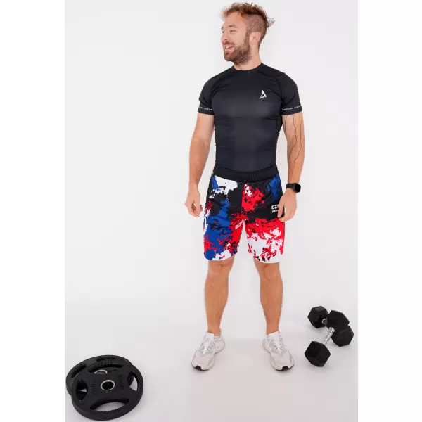  Pánské funkční kraťasy bez kapes premium ALTISPORT VOJ/ALM036KRA02 SKVRNY 