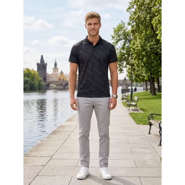  Pánské funkční triko s límečkem premium ALTISPORT VOJ/ALM050TR05 ČERNÁ 