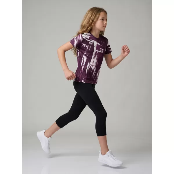  Dětské funkční triko premium ALTISPORT VOJ/ALK010TR01 FIALOVÁ/BÍLÁ 