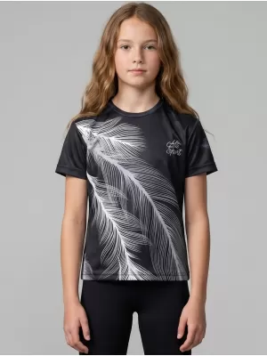 Dětské funkční triko premium ALTISPORT VOJ/ALK001TR01 ČERNÁ/ŠEDÁ