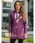 Dámská funkční prodloužená mikina premium ALTISPORT VOJ/ALW049MI03 FIALOVÁ