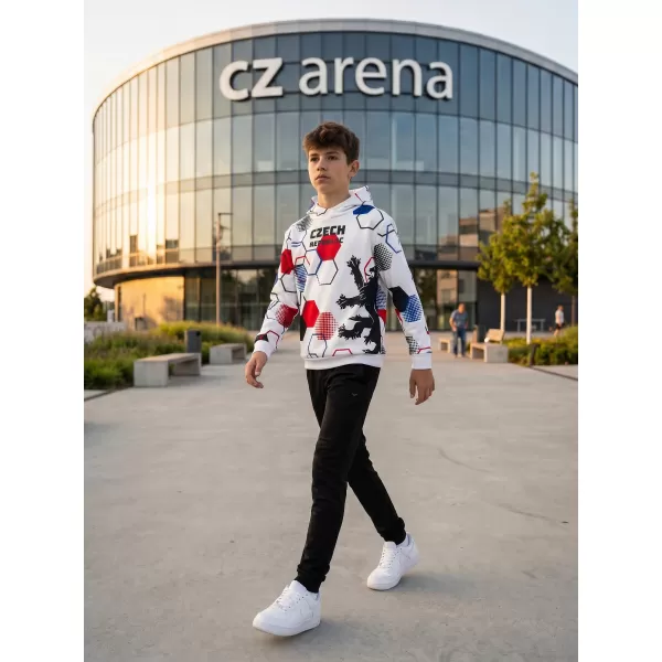  Dětská funkční mikina premium ALTISPORT VOJ/ALK036MI01 BÍLÁ 