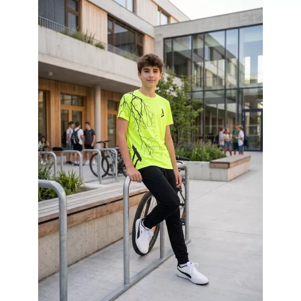  Dětské funkční triko premium ALTISPORT VOJ/ALK004TR01 NEON YELLOW 