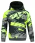 Dětská funkční mikina premium ALTISPORT VOJ/ALK014MI01 ČERNÁ/ZELENÁ