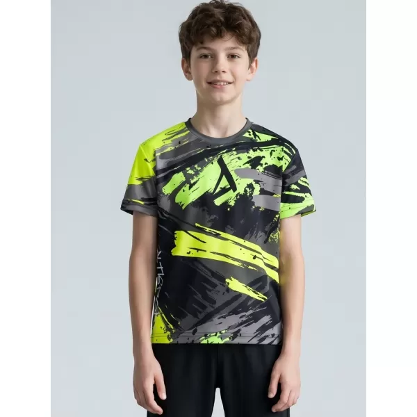  Dětské funkční triko premium ALTISPORT VOJ/ALK014TR01 ČERNÁ/ZELENÁ 