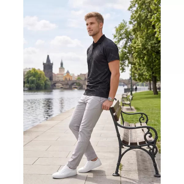  Pánské funkční triko s límečkem premium ALTISPORT VOJ/ALM050TR05 ČERNÁ 