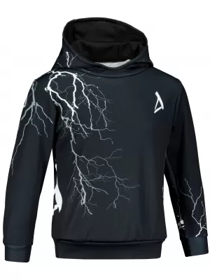 Dětská funkční mikina premium ALTISPORT VOJ/ALK004MI01 ČERNOBÍLÁ