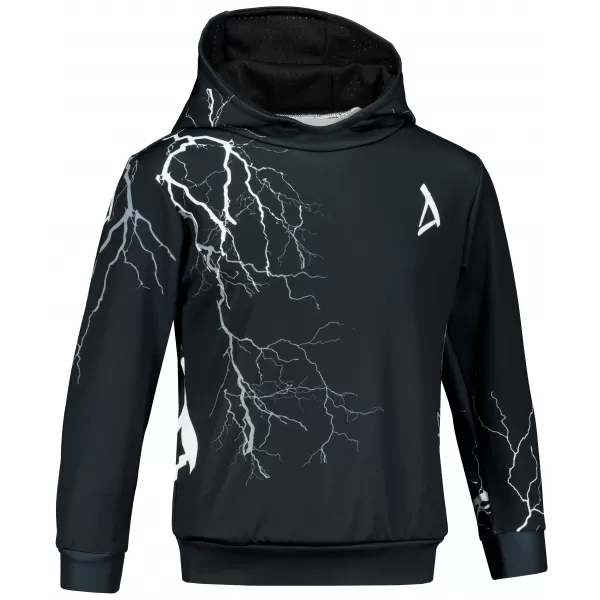  Dětská funkční mikina premium ALTISPORT VOJ/ALK004MI01 ČERNOBÍLÁ 