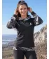 Dámská funkční mikina premium ALTISPORT VOJ/ALW039MI01 ČERNÁ/BÍLÁ