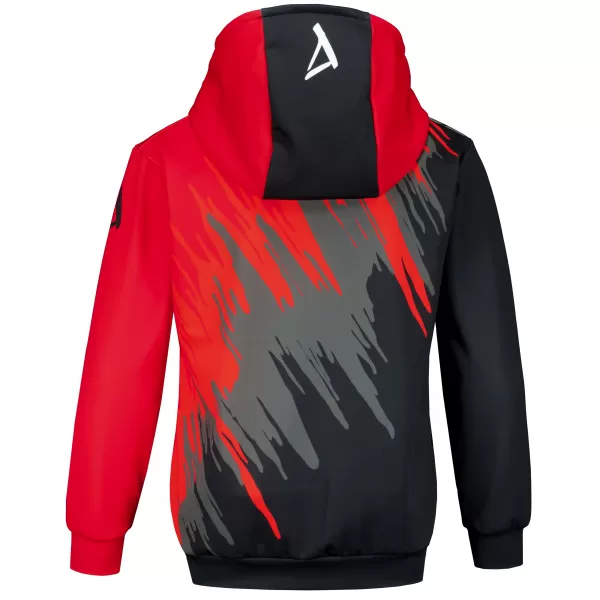  Dětská funkční mikina premium ALTISPORT VOJ/ALK006MI01 ČERNÁ/ČERVENÁ 