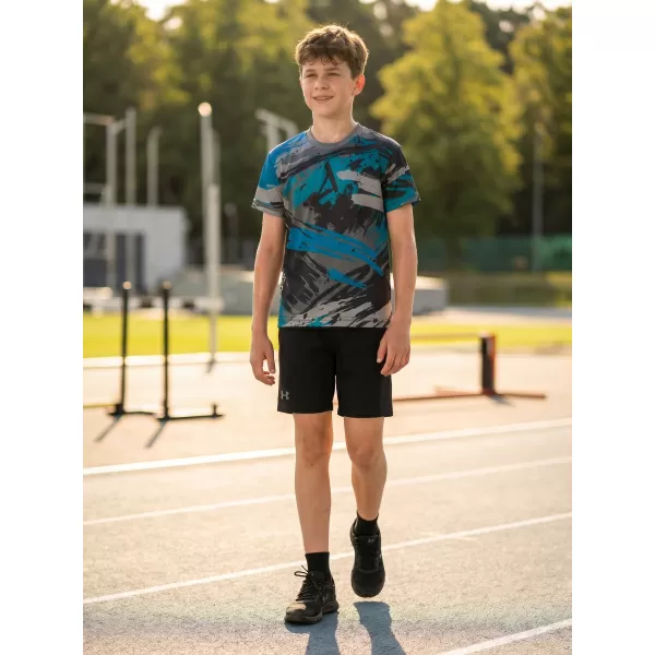  Dětské funkční triko premium ALTISPORT VOJ/ALK014TR01 ČERNÁ/PETROLEJOVÁ 