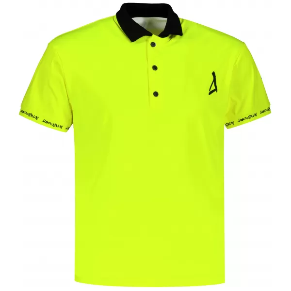  Pánské funkční triko s límečkem premium ALTISPORT VOJ/ALM000TR05 NEON YELLOW 