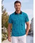 Pánské funkční triko s límečkem premium ALTISPORT VOJ/ALM034TR05 EMERALD