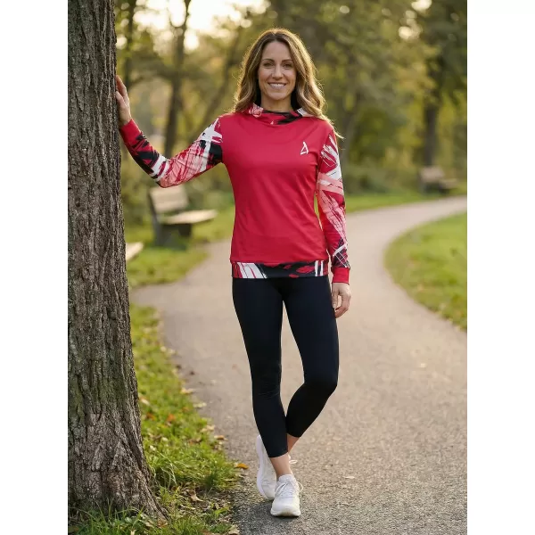 Dámská funkční mikina premium ALTISPORT VOJ/ALW039MI01 VIVA MAGENTA 