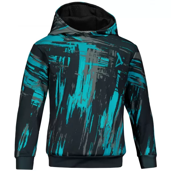  Dětská funkční mikina premium ALTISPORT VOJ/ALK010MI01 ČERNÁ/EMERALD 
