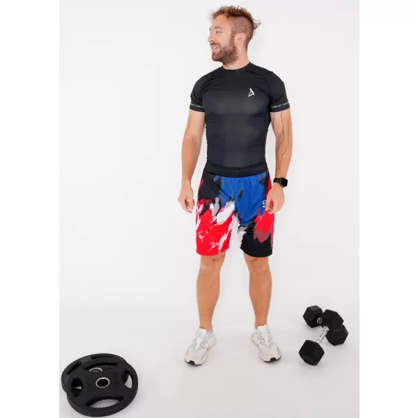  Pánské funkční kraťasy bez kapes premium ALTISPORT VOJ/ALM036KRA02 ŠMOUHY 