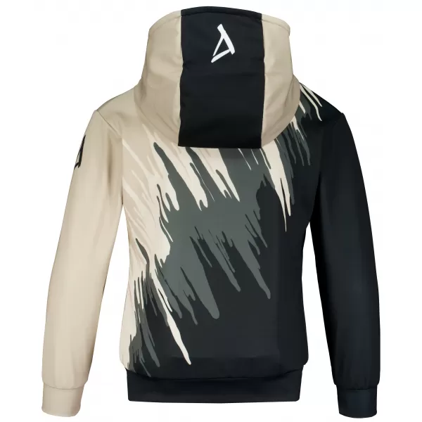  Dětská funkční mikina premium ALTISPORT VOJ/ALK006MI01 ČERNÁ/HNĚDÁ 