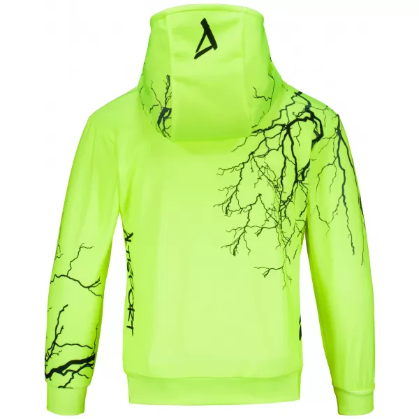  Dětská funkční mikina premium ALTISPORT VOJ/ALK004MI01 NEON YELLOW 