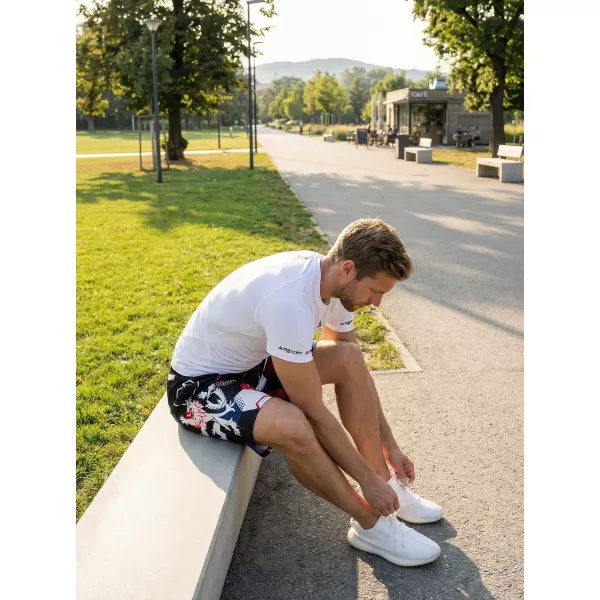 Pánské funkční kraťasy bez kapes premium ALTISPORT VOJ/ALM036KRA02 HEXA ČERNÁ 
