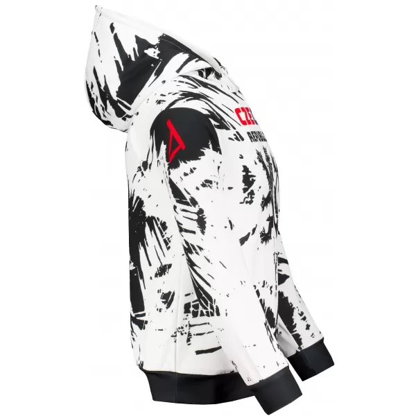  Dětská funkční mikina premium ALTISPORT VOJ/ALK036MI01 BÍLÁ/ČERNÁ 